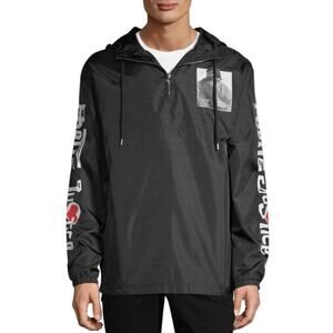 Chemistry Men’s Tupac Poetic Justice Windbreaker Hoodie Jacket Size M EUC